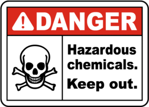 مواد شیمیایی خطرناک در آزمایشگاه